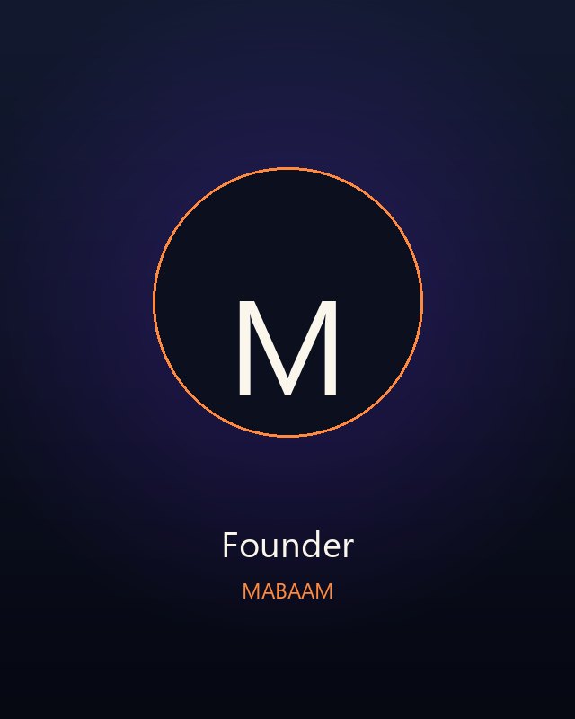 [Founder Name], founder of MABAAM